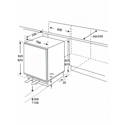Встраиваемый морозильник NORDFROST NFB 150 W (белый) 3