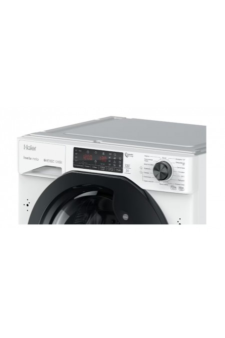 Встраиваемая стиральная машина Haier HWDQ90B416FWB-RU (белый) 3