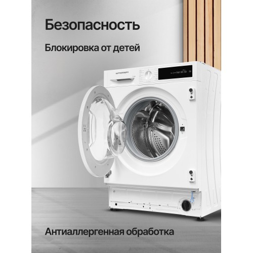 Встраиваемая стиральная машина Kuppersberg WDM 560 (белый) 4
