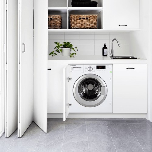 Встраиваемая стиральная машина MAUNFELD MBWM148S (серебристый) 4