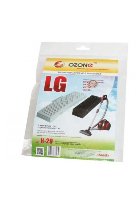Фильтр для пылесосов OZONE microne H-29 для пылесосов LG 3