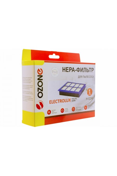 HEPA фильтр для пылесосов OZONE H-02W для пылесоса ELECTROLUX, PHILIPS, AEG, BORK 9