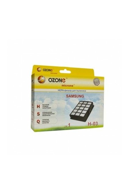 HEPA фильтр для пылесосов OZONE H-03 для пылесосов Thomas, Samsung 6