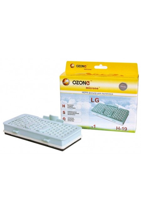 HEPA фильтр для пылесосов OZONE H-19 для пылесоса LG 