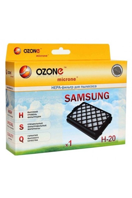 HEPA фильтр для пылесосов OZONE H-20 для пылесоса Samsung 3