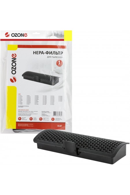 HEPA фильтр для пылесосов OZONE H-87 для пылесоса LG 