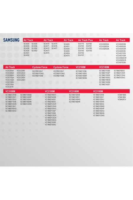 HEPA фильтр для пылесосов Topperr FSM 451 для пылесосов Samsung SC47, SC43, SC44 ,SC45, SC18M, VCDC, VCMA 8