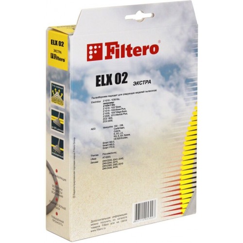 Пылесборник Filtero ELX 02 (4) ЭКСТРА 4