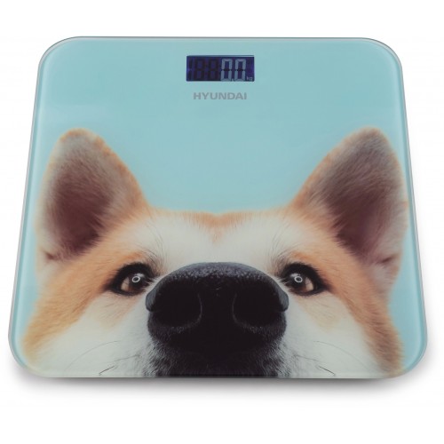 Весы электронные HYUNDAI H-BS03680 (голубой) 4