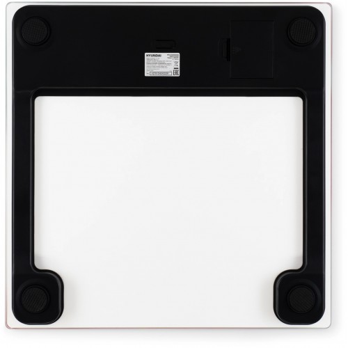 Весы электронные HYUNDAI H-BS03951 (розовый/белый) 2