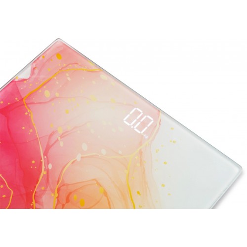 Весы электронные HYUNDAI H-BS03951 (розовый/белый) 6