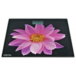 Весы электронные CENTEK CT-2416 (розовый цветок)