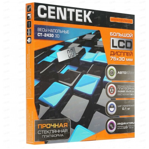 Весы электронные CENTEK CT-2430 3D (черный) 4