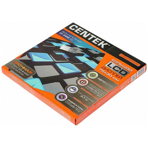 Весы электронные CENTEK CT-2430 3D (черный) 5