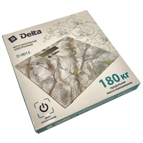 Весы электронные DELTA D-9015 (белый мрамор) 1