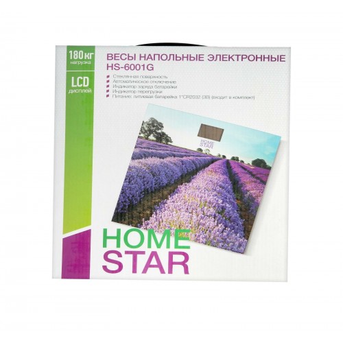 Весы электронные HOMESTAR HS-6001G (фиолетовый) 7