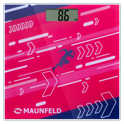 Весы электронные MAUNFELD MBS-153G02 (розовый) 1