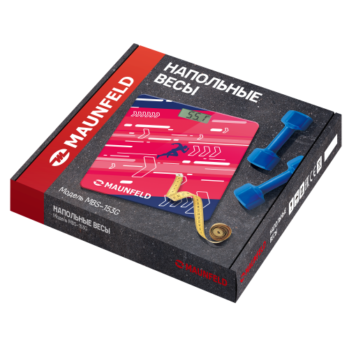 Весы электронные MAUNFELD MBS-153G02 (розовый) 4