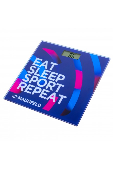 Весы электронные MAUNFELD MBS-153G03 (синий) 