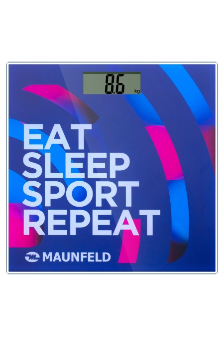 Весы электронные MAUNFELD MBS-153G03 (синий) 1