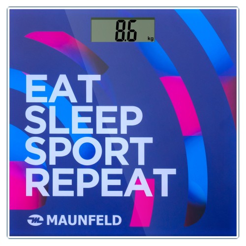 Весы электронные MAUNFELD MBS-153G03 (синий) 6