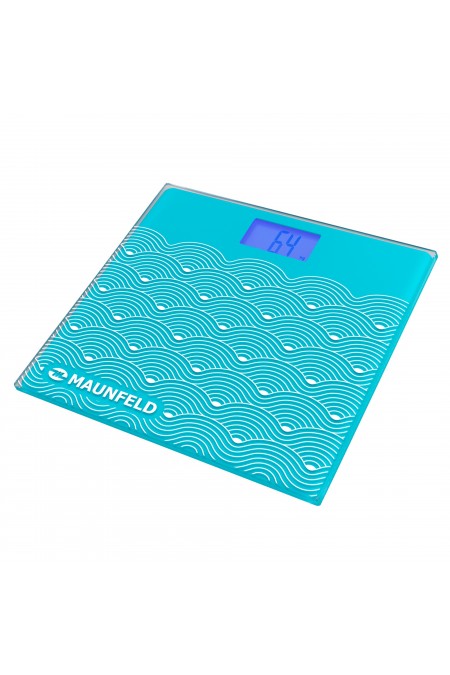 Весы электронные MAUNFELD MBS-183G03 (голубой) 