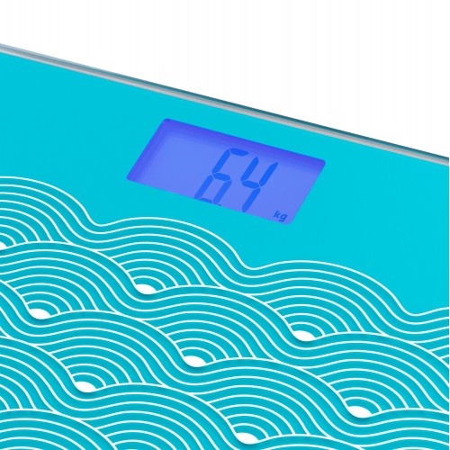 Весы электронные MAUNFELD MBS-183G03 (голубой) 8