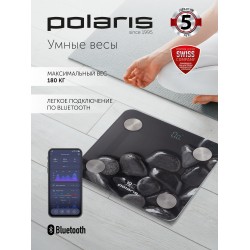 Весы электронные Polaris PWS-1837 IO Home (черный)