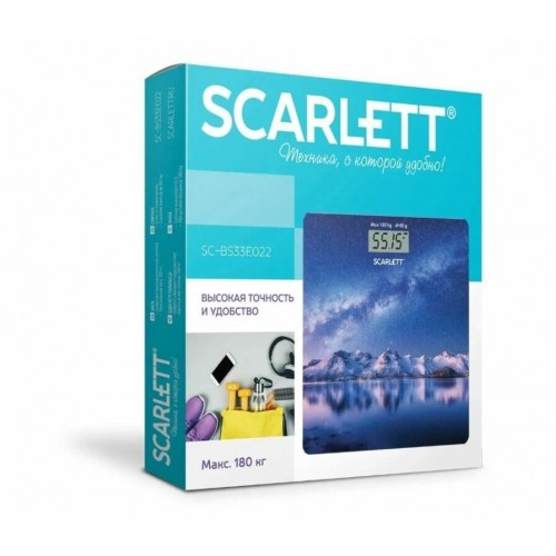Весы электронные Scarlett SC-BS33E022 (синий) 1
