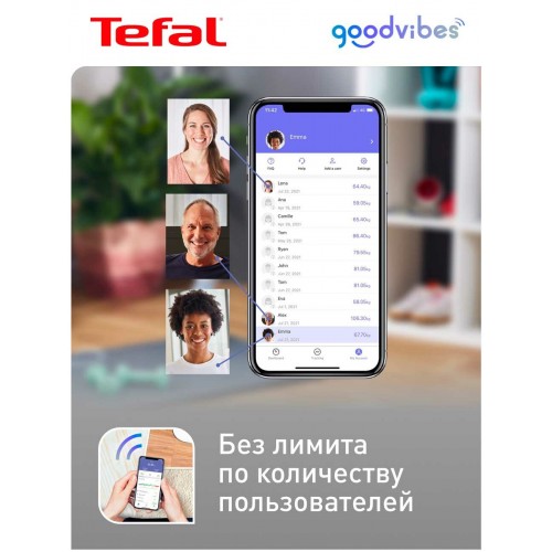 Весы электронные Tefal BM9640S1 (белый) 4