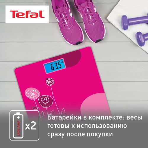 Весы электронные Tefal PP1531V0 (розовый) 5