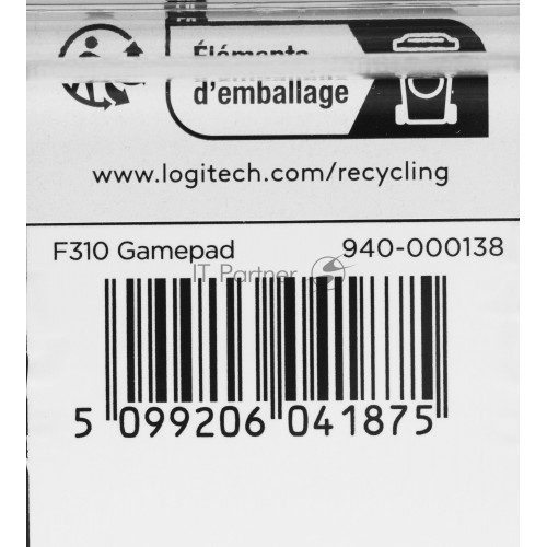 Геймпад Logitech Gamepad F310 (940-000135) (синий/черный) 5