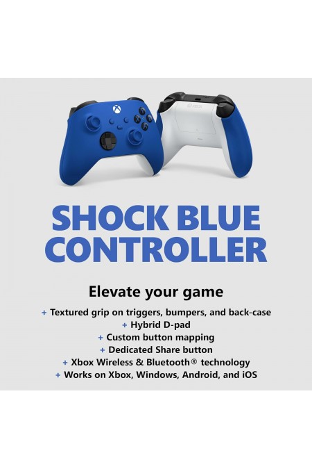 Геймпад Microsoft Xbox Wireless Controller Model 1914 (QAU-00065) (синий) 1