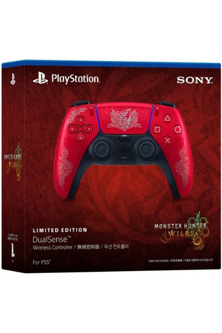 Геймпад Sony DualSense PS5 Monster Hunter Wilds Limited Edition (красный) 2