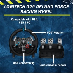 Руль Logitech G29 Driving Force (941-000112) (черный)