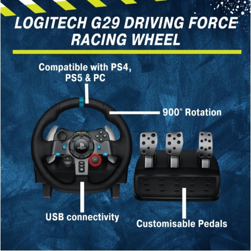 Руль Logitech G29 Driving Force (941-000112) (черный) 