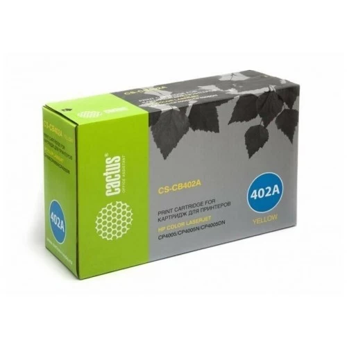 Тонер-картридж Cactus CS-CB402AR для HP CLJ CP4005/CP4005DN/CP4005N (7500стр.) 