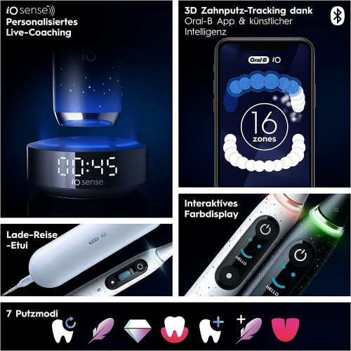 Электрическая зубная щетка Oral-b iO 10 stardust (белый) 7