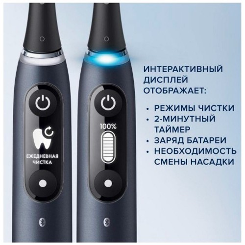 Электрическая зубная щетка Oral-B iO 5 Matte Black (черный) 5