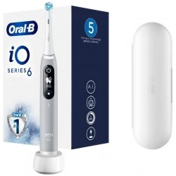 Электрическая зубная щетка Oral-B iO 6 S Grey Opal (серый)
