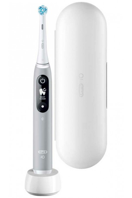 Электрическая зубная щетка Oral-B iO 6 S Grey Opal (серый) 