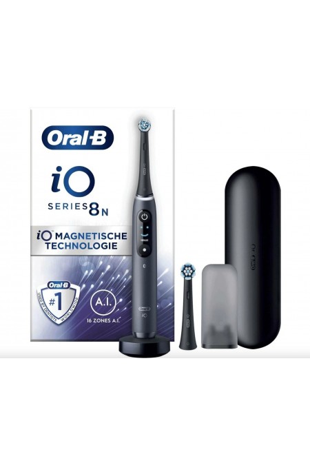 Электрическая зубная щетка Oral-B iO Series 8n Black + Extra Brush (черный) 9