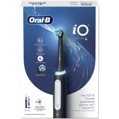 Электрическая зубная щетка Oral-B IO4 (черный) 2