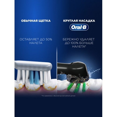 Электрическая зубная щетка Oral-B Pro 3 3900 Duo (черный/белый) 1