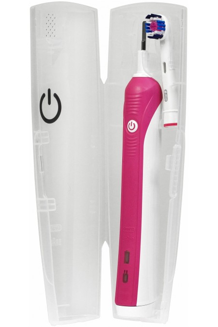 Электрическая зубная щетка Oral-B Pro 750 CrossAction (розовый) 1