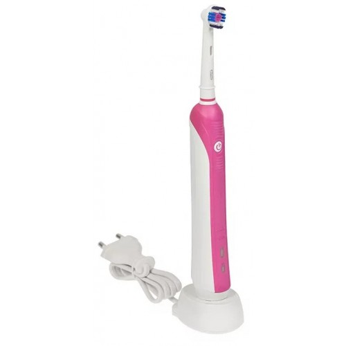 Электрическая зубная щетка Oral-B Pro 750 CrossAction (розовый) 3