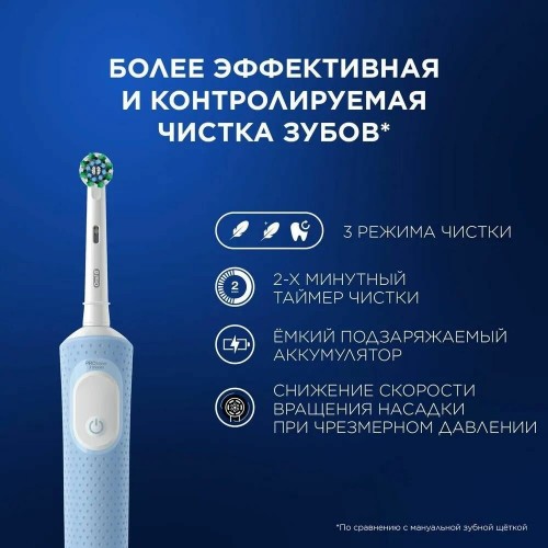 Электрическая зубная щетка Oral-B Vitality Pro D103.413.3 (голубой) 9