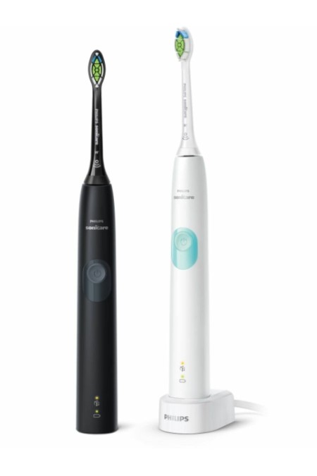 Электрическая зубная щетка Philips Sonicare HX6450/05 (белая/черная) 