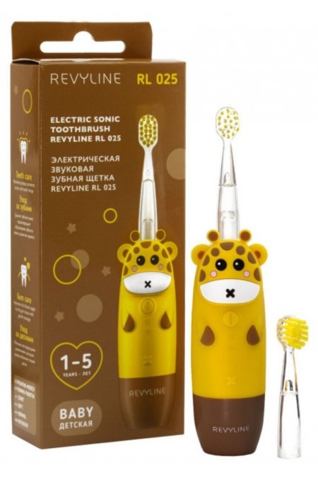 Электрическая зубная щетка Revyline RL 025 Baby (желтый) 