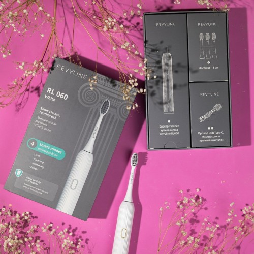 Электрическая зубная щетка Revyline RL 060 (белый) 9